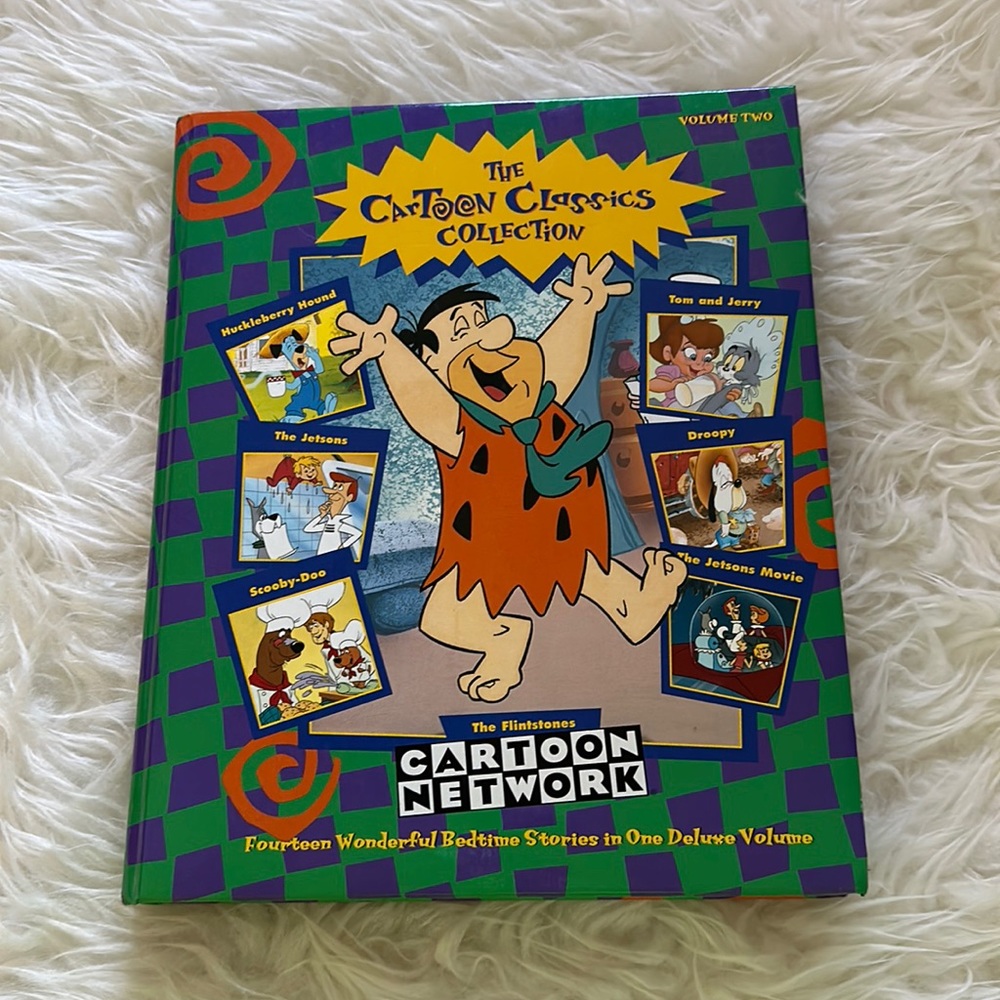 The Cartoon Classics Collection - Volume 2 Hardcover Book (90’s) Flinstones